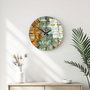 Wallity Reloj de Pared Decorativo de Cristal Multicolor 40 cm